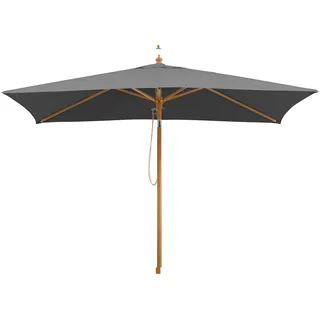 Schneider Sonnenschirm Malaga, anthrazit, 300 x 200 cm rechteckig, 615-15, Gestell Alu/Stahl, Bespannung Polyester, 6.9 kg