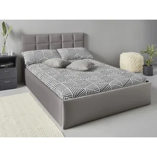Westfalia Schlafkomfort Polsterbett 140 x 200 cm Grau