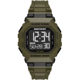 Skechers Chronograph »WHITFIELD« Quarzuhr, Armbanduhr, Herrenuhr, digital, Tag, Wochentag, grün