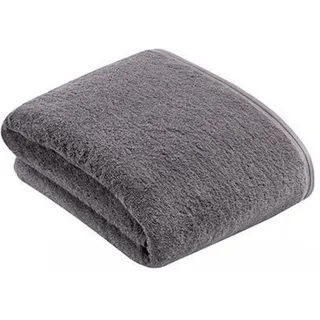 VOSSEN Vegan Life Badetuch 100 x 150 cm dunkelgrau