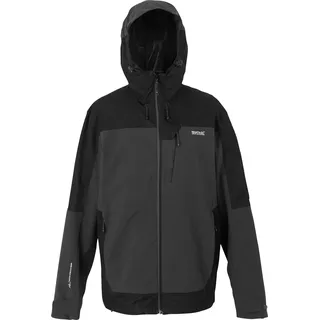 Regatta - "Highton IV" Jacke, wasserfest für Herren RG11510 (XXL) (Asche/Schwarz) - Grau
