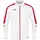 Herren Polyesterjacke Weiß/Rot XL
