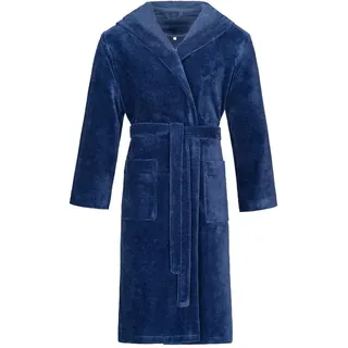 Bugatti Bademantel , Blau , Textil , Uni , Gr. Xxl , male , Made in Austria, Oeko-Tex® Standard 100, Fkt, ISO 9001 , besonders flauschig, hochwertige Qualität , Heimtextilien, Badtextilien, Bademäntel, Bademäntel Herren