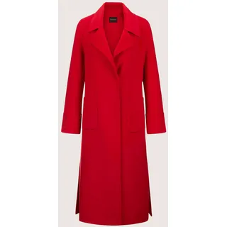 Langmantel MADELEINE "Mantel Doubleface-Mantel mit Kaschmir", Damen, Gr. 38, rot, Obermaterial: 90% Wolle mw. 10% Kaschmir WS., Modern, normal, Mäntel Langmantel, Doubleface Mantel