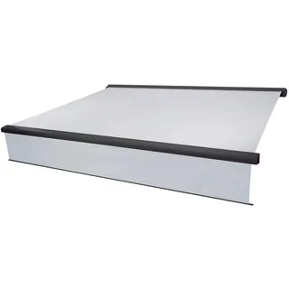 MCW Kassetten-Markise Volant Ausfahrbar Cremeweiß, Anthrazit , Weiß, Anthrazit , Textil , 400x15x300 cm , Sonnenschutz
