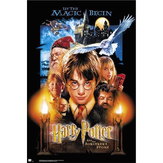 Harry Potter - Stein der Weisen - Film Kino Movie Plakat Poster Druck - Größe 61x91,5 cm