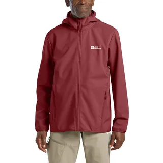 Jack Wolfskin Herren Bornberg Hoody M Softshelljacke, Deep Ruby, S EU