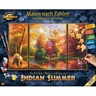 Schipper Malen nach Zahlen Triptychon - Indian Summer