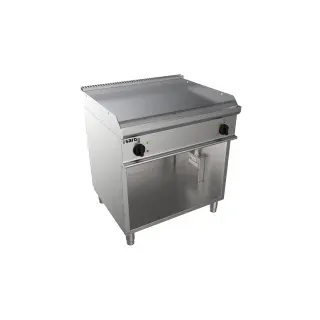 Saro Elektro-Griddleplatte mit offenem Unterbau, Modell E7Kte2Bal, Maße B 800,