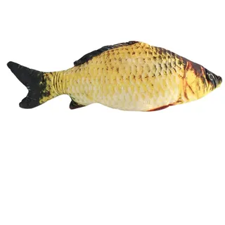 Hztyyier Realistischer Gefälschter Fisch, Weiches Fisch-Kissen-Kissen-Karpfen-Plüsch-Kissen, Kissen-Kuscheltier-Spielzeug (60CM)