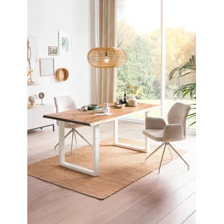 SalesFever Livetastic 90 x 75 x 180 cm Akazie naturfarben