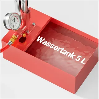 Wiltec Befüllpumpe und Prüfpumpe 5 l 25 bar