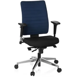 HJH Office Pro-Tec 350 Stoff Blau/Schwarz