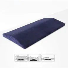 Ecloud Shop® Schlafkissen Memory Foam Nackenpolster Rücken Lendenwirbelstütze Multifunktionskissen für den unteren Rücken, bequem zum Liegen (Blau)