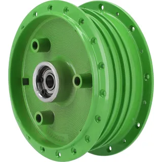 Radnabe Hellgrün, mit montierten Lagern, verstärkte Radhülse - für Simson S50, S51, S70, KR51 Schwalbe, SR4, Duo4