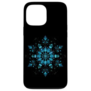 Blaue Schneeflocke Weihnachten Xmas Pyjama Pjs Familie Winter Hülle für iPhone 13 Pro Max
