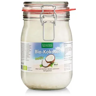 Kräuterhaus Sanct Bernhard Bio-Kokosöl kalt gepresst 1000 ml