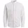 Oxford Langarmhemd White Slim Fit Freizeithemd