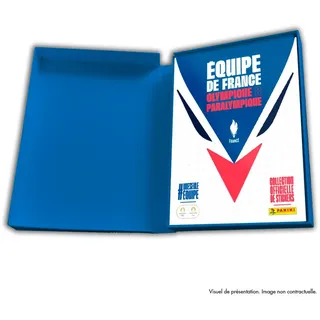 Panini Olympique & Paralympique Equipe de France 004885MCOUAFC Premium-Box mit 1 Album + 20 Hüllen + 3 gratis