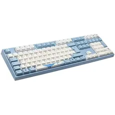 Varmilo VEA109 Sea Melody Gaming Tastatur, MX-Brown, weiße LED