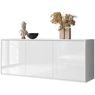 lookway Sanayi 154 x 60 x 40 cm Weiß Hochglanz