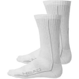HEAD All Sports Socken Performance Crew weiß 2er Pack (43/46)