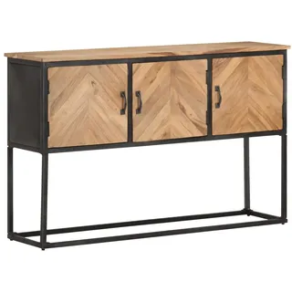 vidaXL Sideboard 120x30x75 cm Akazie Massivholz