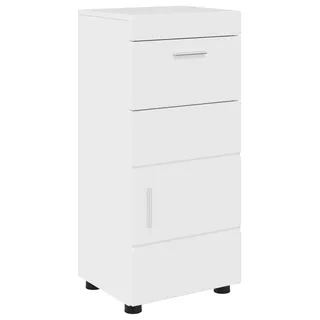 Badezimmerschrank-Set TULUM Hochglanz Weiß 37 x 31,5 x 82 cm - Weiß