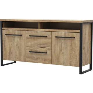 omg design Sideboard OMG DESIGN "Carriba", tropic, B:160cm H:85cm T:45cm, Spanplatte, Sideboards, Sideboard, in zwei Breiten, mit Soft-Close
