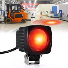 Dinfu 10W Led rot Gabelstapler Licht Warenhaus Sicherheitswarnleuchte 12-100V