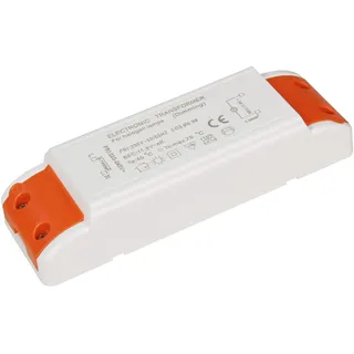 McShine Halogen-Trafo elektronisch | 230V auf 12V | dimmbar | 10–120W | Mindestlast 10W | Lüsterklemmen-Anschluss | kompakt 140x45x29mm