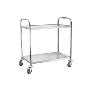 Servierwagen silber 84,5 x 52,5 x 94,0 cm