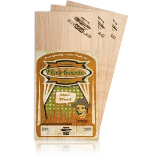 Axtschlag Räucherbrett 30 x 15 cm Erle