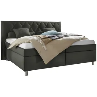 Esposa Polsterbett , Grau , Textil , Birke , Schichtholz , H2 , Höhe ca. 16 cm , 180x200 cm , Über- und Sondergrößen erhältlich, Bezug abnehmbar/waschbar, Ober- und Unterseite versteppt, wendbar, atmungsaktiv,Über- und Sondergrößen erhältlich, Lattenrost, Matratze, gepolstertes Kopfteil, Stoffauswahl, in verschiedenen Größen erhältlich,Federholzleisten verleimt, Federleisten mit Duokappen, verstellbar, Motorverstellung , Schlafzimmer, Betten, Polsterbetten