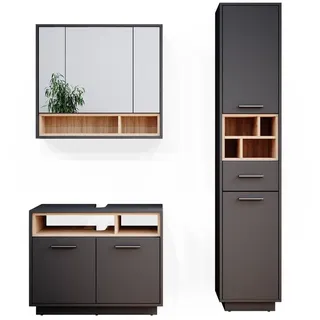Vicco Beatrice 3-tlg. Anthrazit