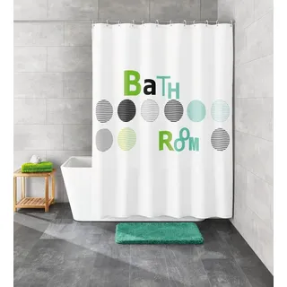 KLEINE WOLKE Duschvorhang Bathroom 180 x 200 cm mint