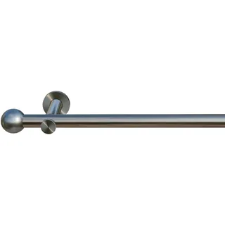 INDEKO Vorhangstange Colombes 1-läufig Ø 16 mm 350 cm Silber
