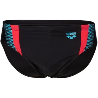 Arena Herren Threefold Swim Briefs, Black-black-anguria, 52 EU