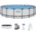 Steel Pro Max 549 x 122 cm inkl. Filterpumpe, Boden-Schutzplane, Abdeckplane, Poolleiter, Reparaturset