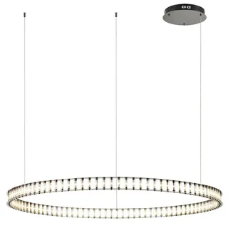 s.luce Atom Ring 1-flg. Dimmbar 100 cm Rund/Schwarz