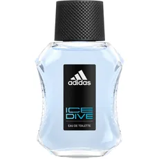 adidas Ice Dive Eau de Toilette, langanhaltender Herren-Duft mit belebender Zitrusnote und aromatischem Patschuli, 50 ml