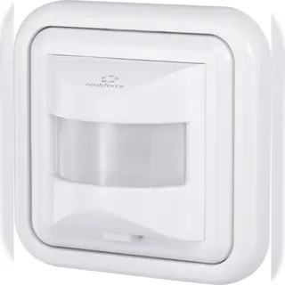Renkforce 4016139070186 Unterputz PIR-Bewegungsmelder 160 ° Relais Weiß IP20