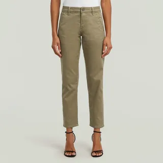 G-STAR Chinohose "Kate Chino Boyfriend" mit Relaxed Fit an Hüfte und Oberschenkeln, ensis grün