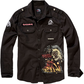 Brandit Textil Brandit Iron Maiden Luis, Hemd - Schwarz - S