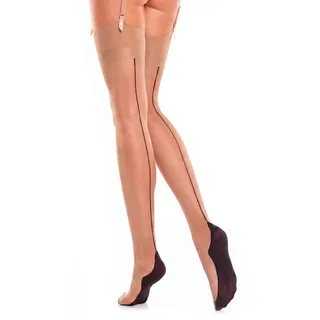 GLAMORY Delight 20 Strapsstrümpfe mit Naht