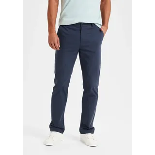 H.I.S. H.I.S Chinohose »regular-fit« lange Hose, aus elastischer Baumwoll-Qualität, blau