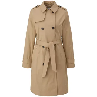 s.Oliver Damen 2149064 Trenchcoat, 8238 beige, 40