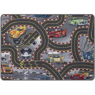 Primaflor-Ideen in Textil Kinderteppich »Spielteppich CARS«, rechteckig, 6,5 mm Höhe, Kurzflor, Straßen-Spiel-Teppich, Motiv Autos, Kinderzimmer Primaflor-Ideen in Textil bunt B: 140 cm   1 St.