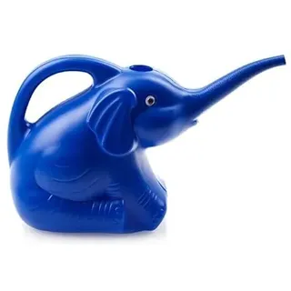 Gießkanne Elefant 2L Bewässerung Blumensprühgerät Gartenarbeit Kinder (Blau)