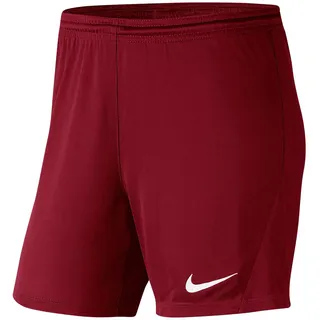 Nike Damen W Nk Df Park Iii Nb Fußball-Shorts Stricken, Team Red/White, L